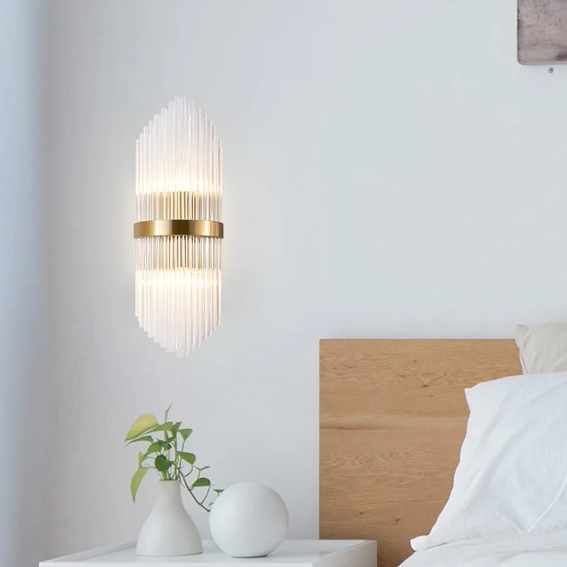 

nordic led crystal luminaire deco maison penteadeira lustre bedroom living room lamp