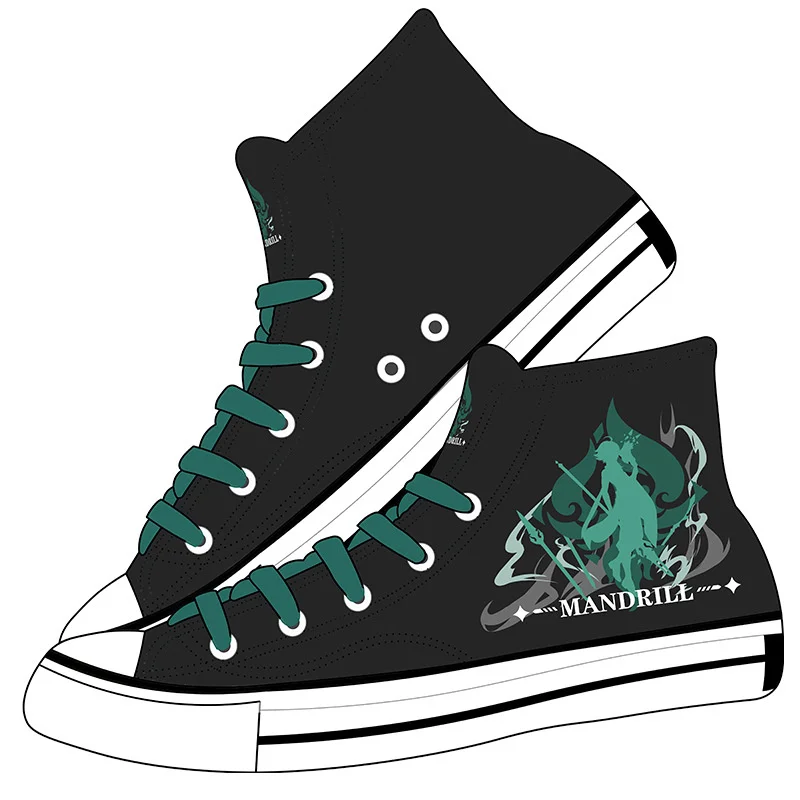 

Anime Genshin Lmpact Paimon Klee Various Styles High-Top Canvas Shoes HD Printing Pattern Used For Cosplay Costume Props 2021New
