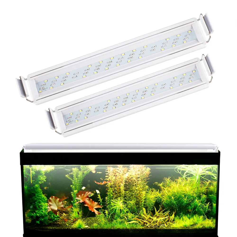 Аквариум Светодиодный светильник для аквариума светодиодный тонкий 20 Вт 30 40/50 см