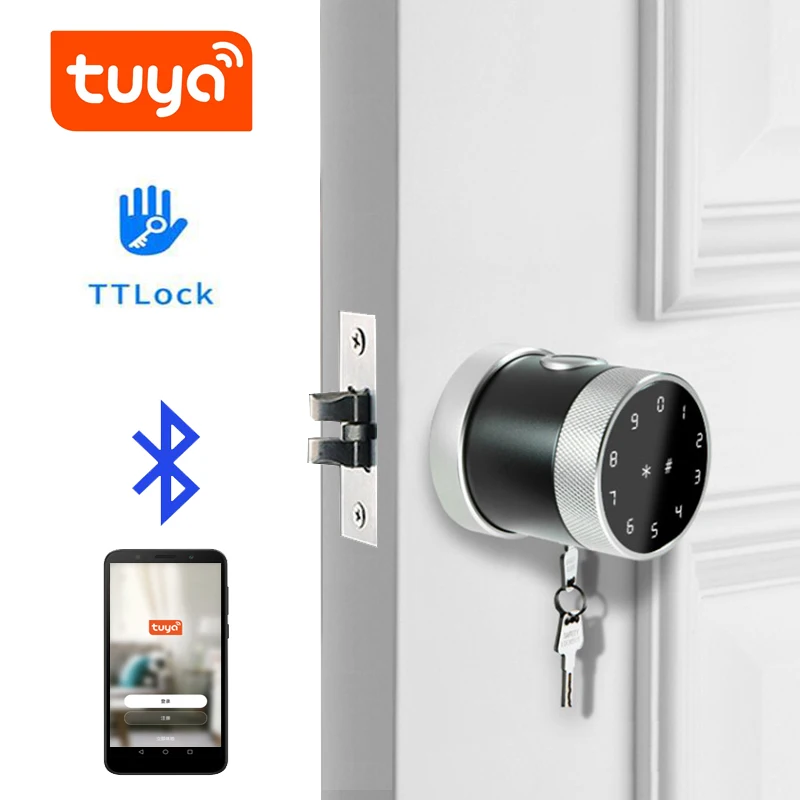 Дистанционное управление через приложение TTLock или Tuya блокировка отпечатком