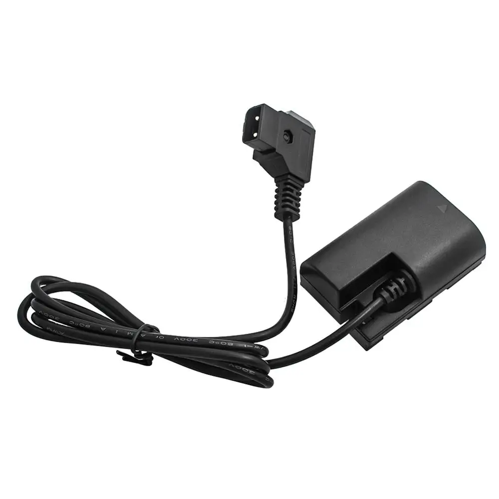 7.6V2A Straight Wire D-TAP B-type к LP-E6 адаптер для фиктивного аккумулятора питания DC муфта для Canon 5D2/5D3/5D4/6D2/60D/7D2/70D/80D/5DSR DSLR камеры - Цвет: 7.6V2A Straight Wire