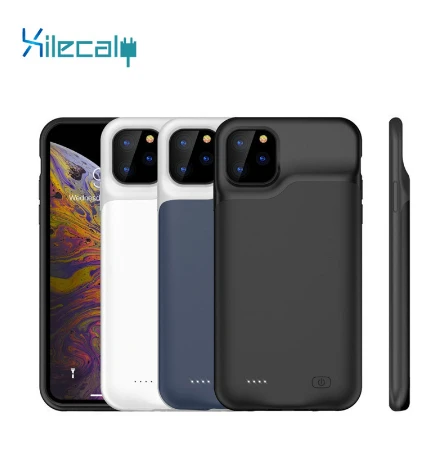 Чехол с внешним аккумулятором для iPhone 12 Pro Max 11 X XR XS Ультратонкий чехол зарядным
