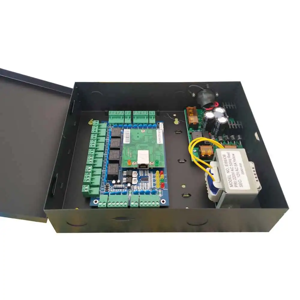 32 бит TCP/IP four двери контроллер доступа комплект с силой Чехол Поддержка мульти