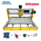 Деревообрабатывающий фрезерный станок с ЧПУ 30*18 фрезерный станок 0-15 Вт лазерный гравер с ограничительным свертением, зондовый станок, противопылевая доска, GRBL1.1