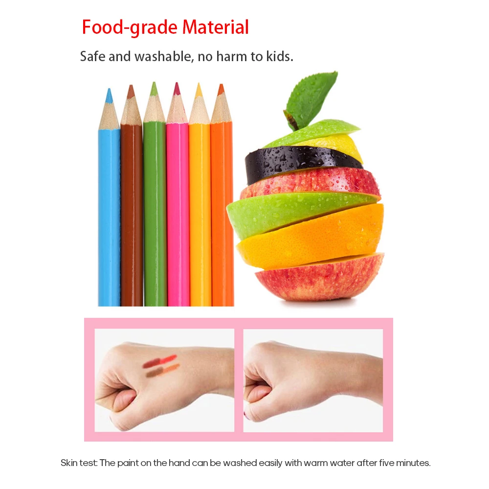 Набор для рисования 208 шт. детские инструменты акварельные ручки/мелки/цветные