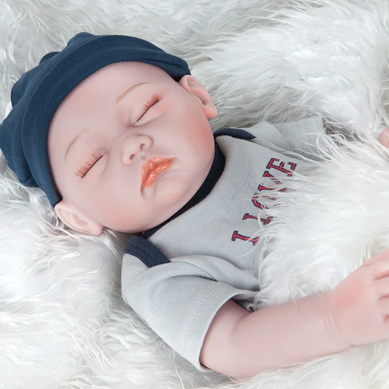 20 дюймов Новорожденные куклы Reborn Baby реалистичные мягкие силиконовые реалистичные куклы ручной работы для малышей игрушки для детей Подарки