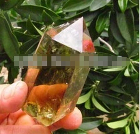  325 + натуральный цитрин кристалл дымчатого кварца точечное Исцеление|Статуи и
