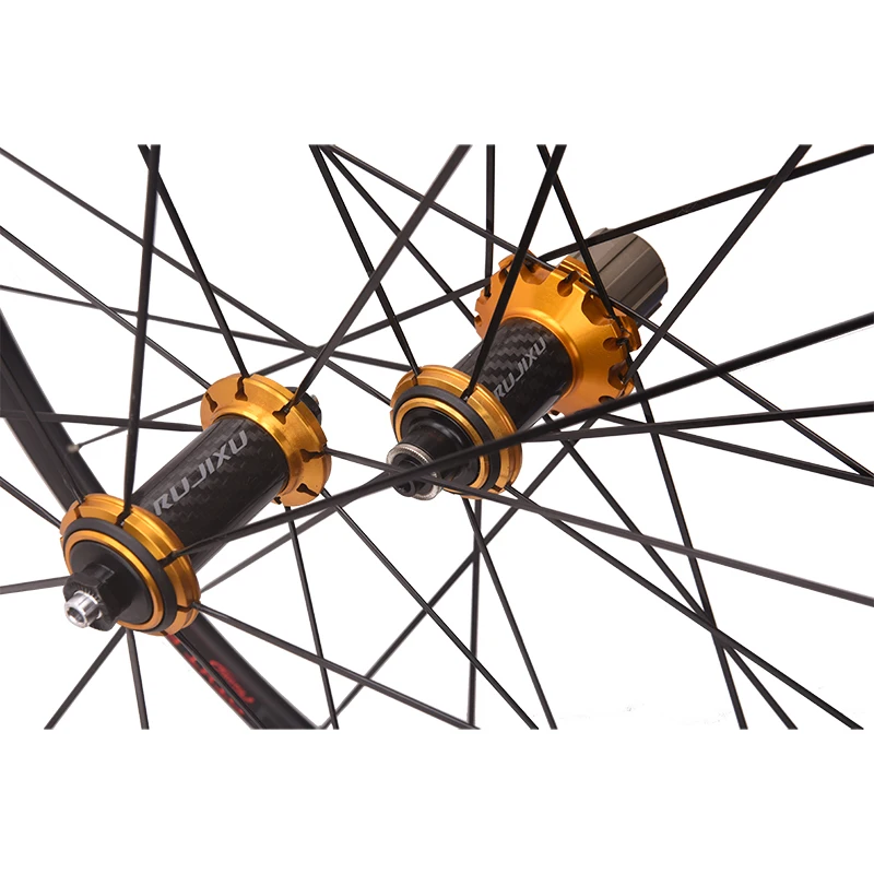 Супер-громкие колеса для дорожного велосипеда 700c Rujixu-pro 40 мм углеродная трубка