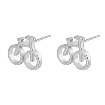

Simple personality cute mini bicycle earrings for women fresh sweet creative bicycle Earrings Ear accessories wholesale e3412