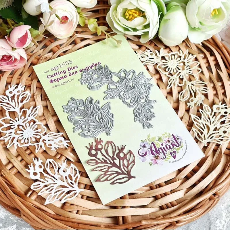 

2021 New Arrival Coral Flowers Metal Cutting Dies Stencil Craft Mould Decoration Card Make Template Scrapbooking Design Model