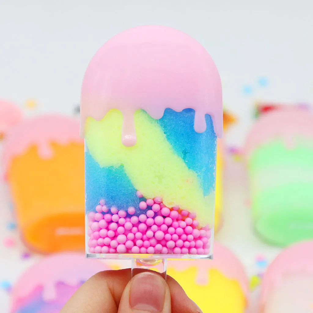 DIY Cotton Candy Cloud Slime Soft Non-Sticky Sand Mud Toys Kids Gift Fluffy Supplies Toy Clay #B | Игрушки и хобби