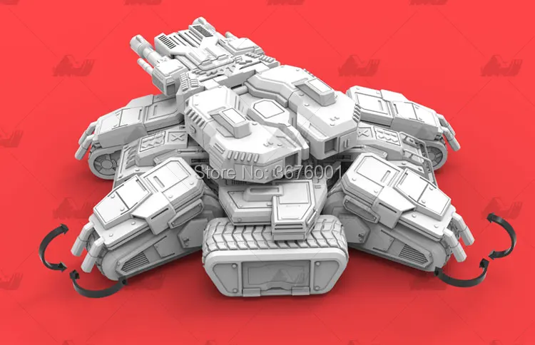 Siege Tank Цифровой 3D Печатный файл для ЧПУ резьба рельеф Гараж Комплект модель ЧПУ роутер STL формат GK T0028