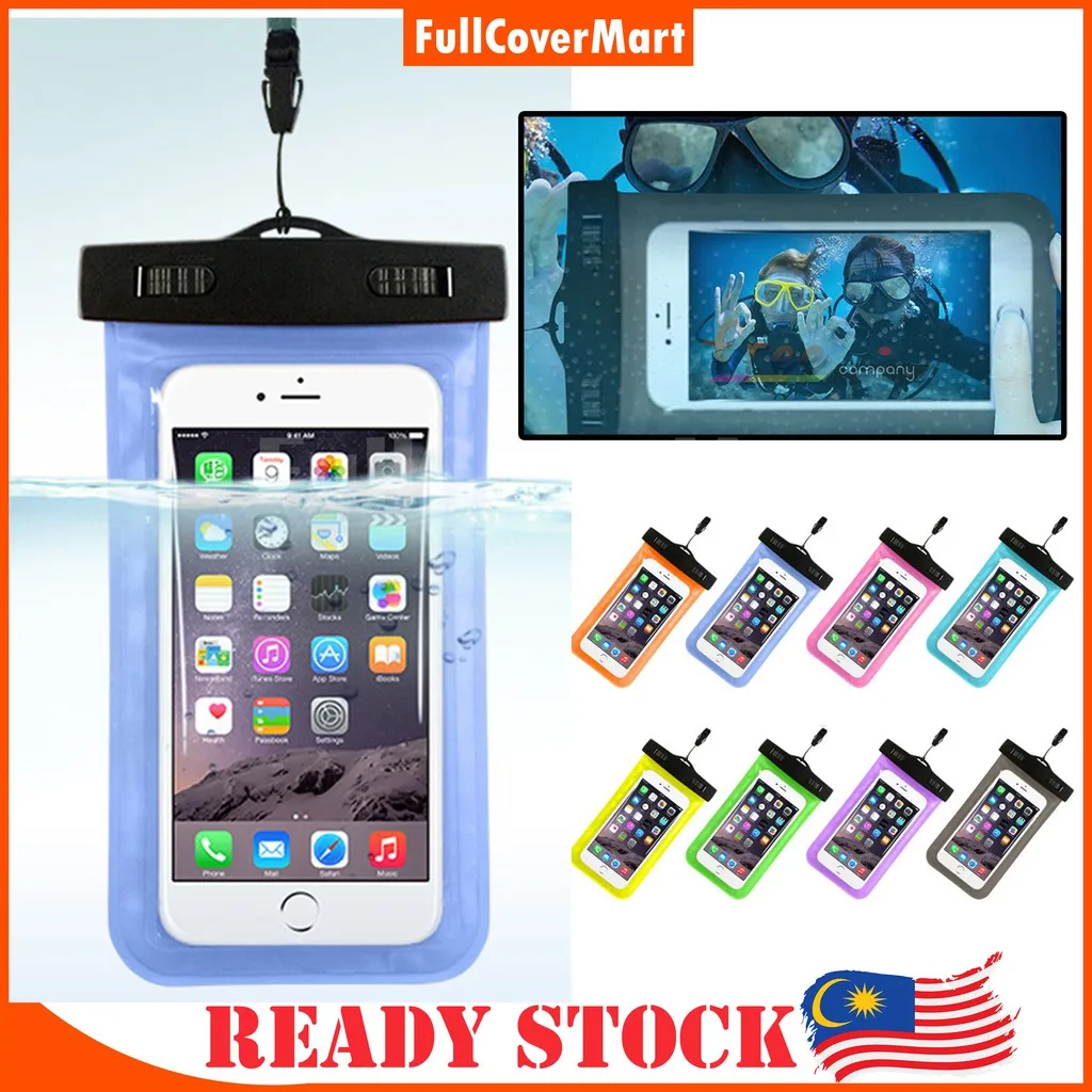 

READY STOCKUniversal Smartphone Waterproof Bag IPX8 Waterproof Phone Case