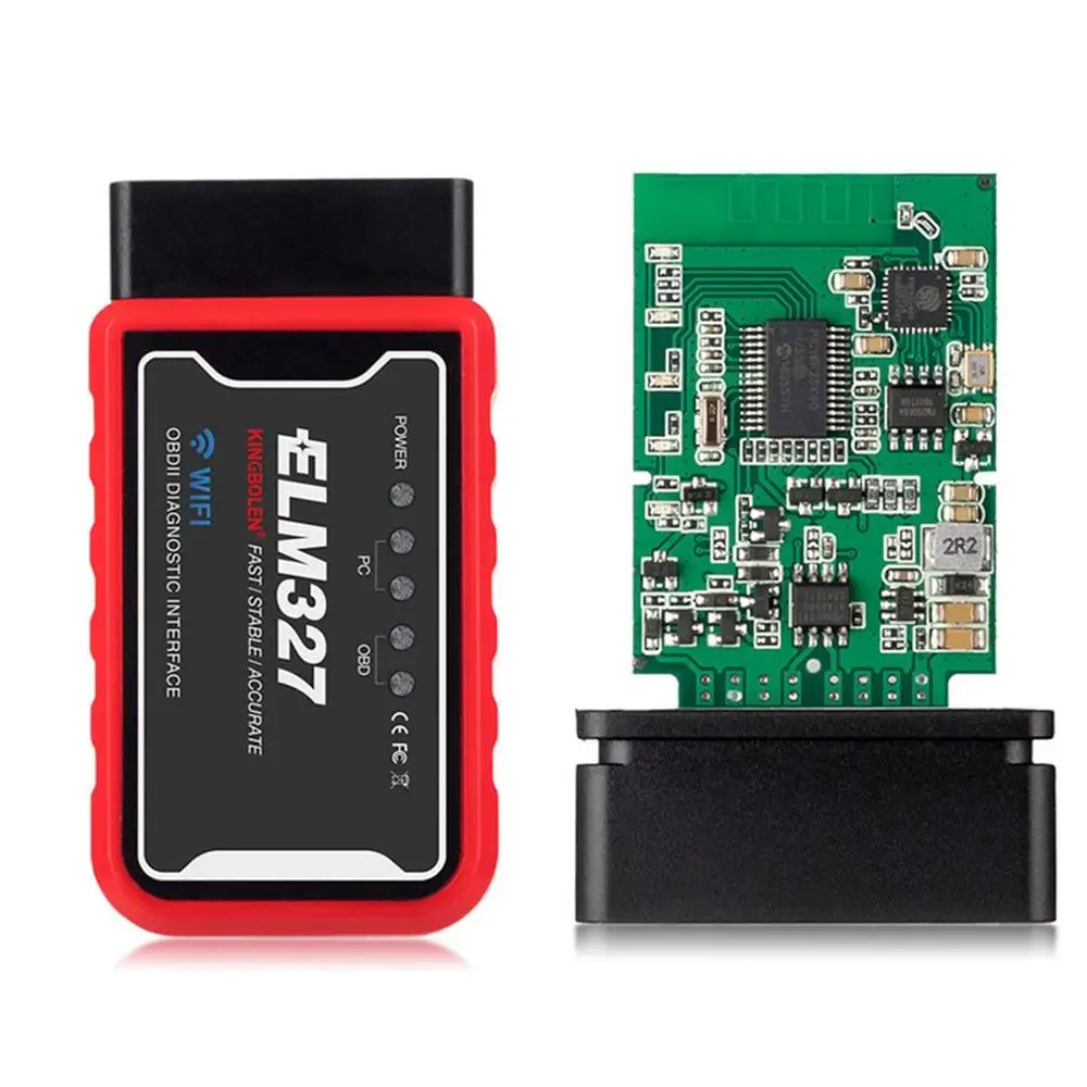 Obd Ii elm327 Wi-Fi инструмент для диагностики неисправностей автомобиля Android для системы Apple Pic25K80 Чип цветной ЖК-экран