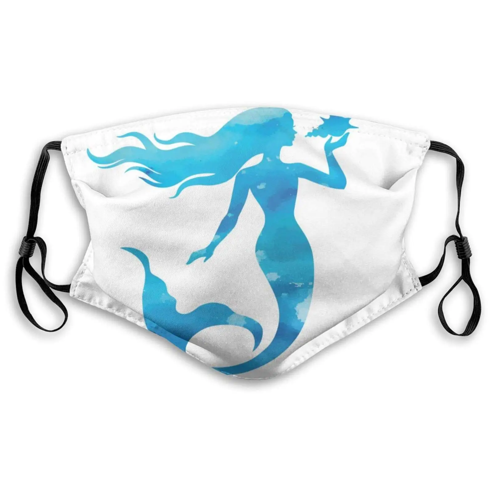

Fillter Face Cloth For anyone,Mermaid，Cold Mouth Dustproof Double Protection