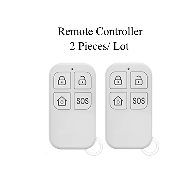 R1 Remote control Беспроводной детектор движения Pir датчик окна двери пожарный детектор дыма и газа стробоскоп сирена 433 МГц аксессуары для системы сигнализации KONLEN - Цвет: R1 Remote control