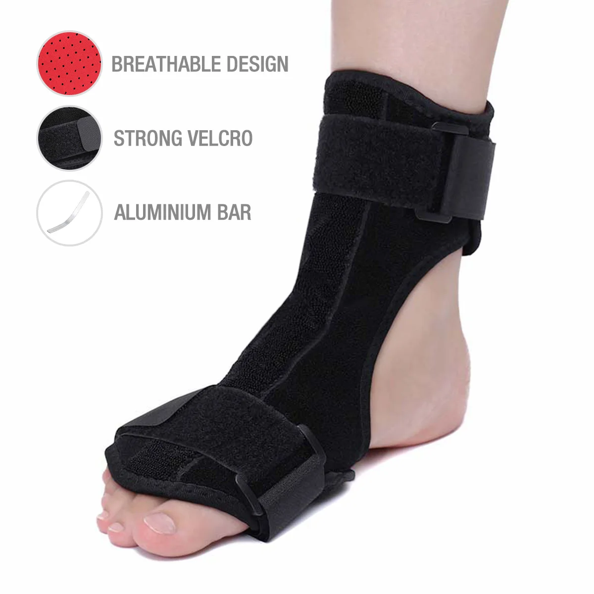 Adult Plantar Fasciitis Ночная Капа Ортез для ног стабилизатор регулируемый для взрослых падение стопы корректирующая поддержка лодыжки облегчение боли - Цвет: Adult