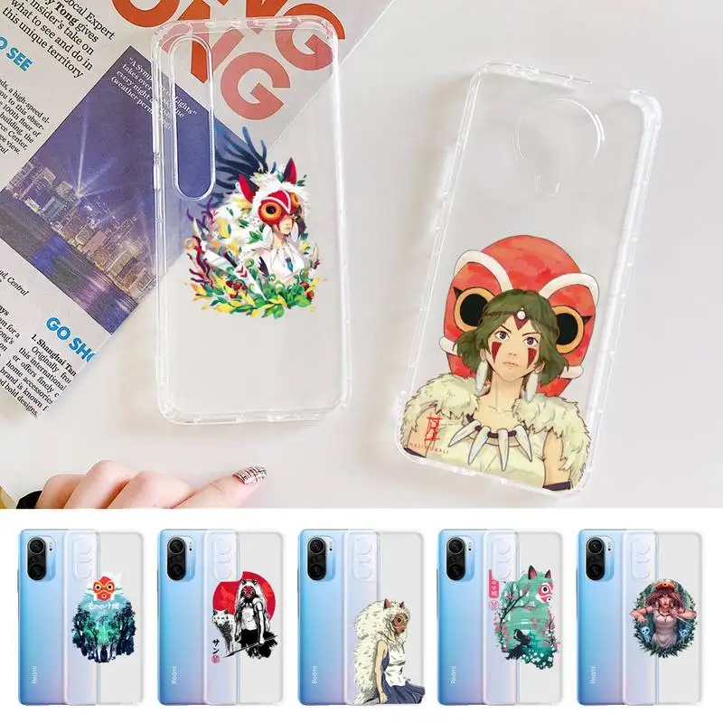 

Japanese Anime Princess Mononoke Phone Case For Xiaomi 10t pro 11 Note10lite Redmi 5plus 7A 8 K20pro 9A Note 9 Pro Max s 10