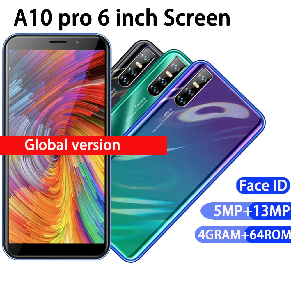 A10 Pro смартфон с четырёхъядерным процессором озу 4 гб пзу 64 13 мп |
