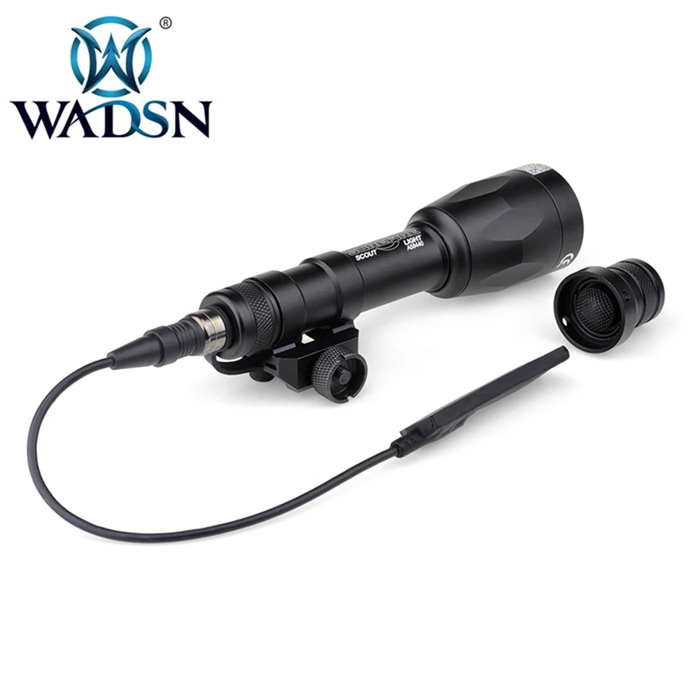 WADSN Hunting Airsoft Torches M600P Scout Lamp 630 Lumens Super Bright Tactical Rifle Flashlight WEX362 Softair Weapon Lights | Спорт и