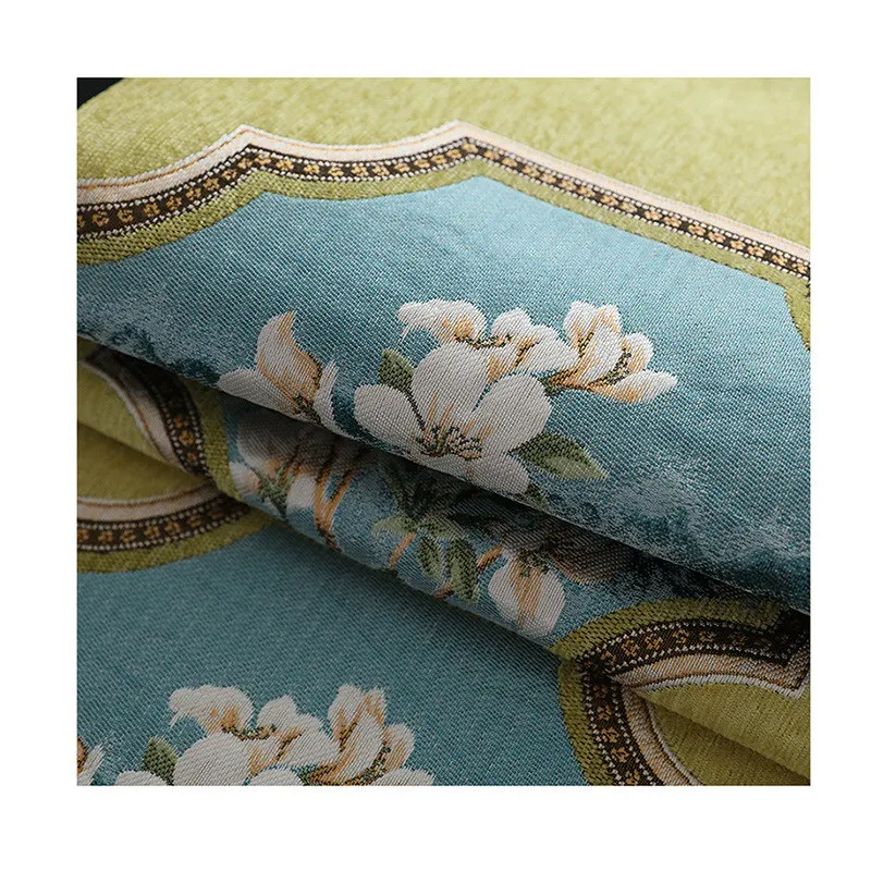 

Chinese Classical Rectangular Table Cloth for Party Events Dining Tea Table Cover Floral Chenille Tassels Square Living Bed Room