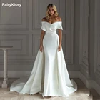 FairyKissy сверкающие Блестящие Свадебные платья с длинным рукавом Кружевное платье для невесты 2021 винтажное готическое платье принцессы Vestidos de Noiva
