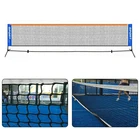 Переносная теннисная сетка для занятий спортом на открытом воздухе, стандартная Складная теннисная сетка для помещений, 3,1 м, 6,1 м