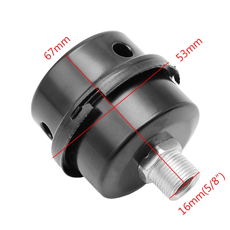 

P8DA 5/8" 16mm Screw Thread Silencer Noise Filter Muffler for Air Pump Compressor