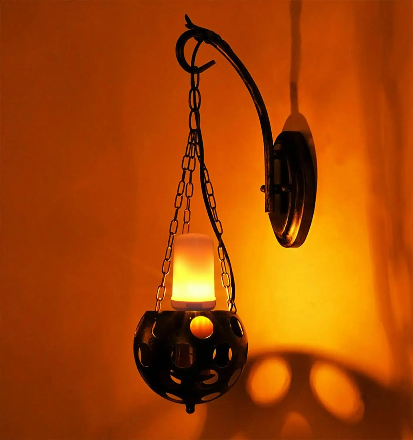 Рекламная акция мерцающий огнеупорный эффект E27 светодиодный Смоделированный