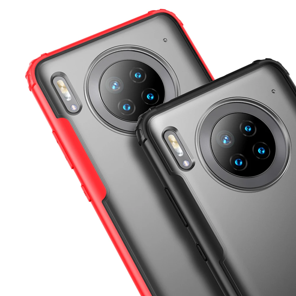Frosted Matte Phone Case for Huawei Mate 30 Pro Soft TPU Frame Shockproof Shell Hard PC Full Back Sweatproof Anti-knock Coverage |