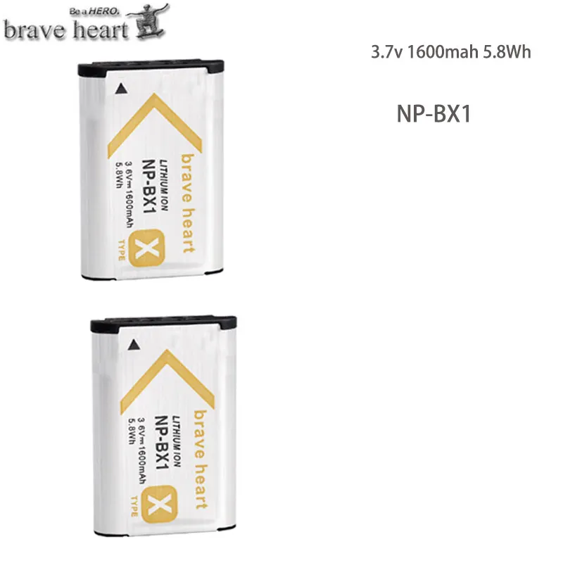 2battery 5 шт. NP-BX1 NP BX1 NPBX1 Батарея+ USB Зарядное устройство для sony комплектующие фотоаппарата sony DSC& HDR H400 HX300 HX50V HX90 HDR AS10 AS15 AS20 AS30V AS100V камера - Цвет: 2battery