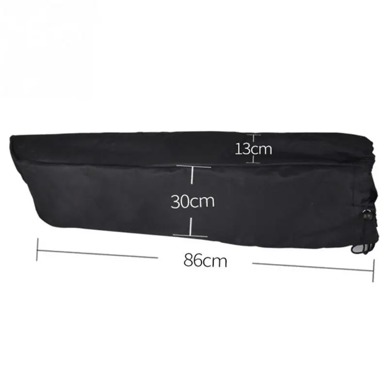 

Black Backpack Oxford Cloth Solid Skateboard Bag Waterproof Travel Adjustable Longboard Accessories Unisex Shoulder Cover