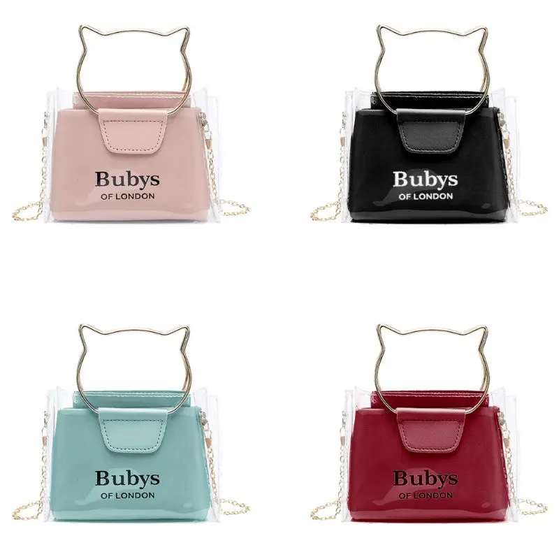 

Women Transparent Small Handbag Shoulder Bag Cute Beach Purse Crossbody Tote X5XA