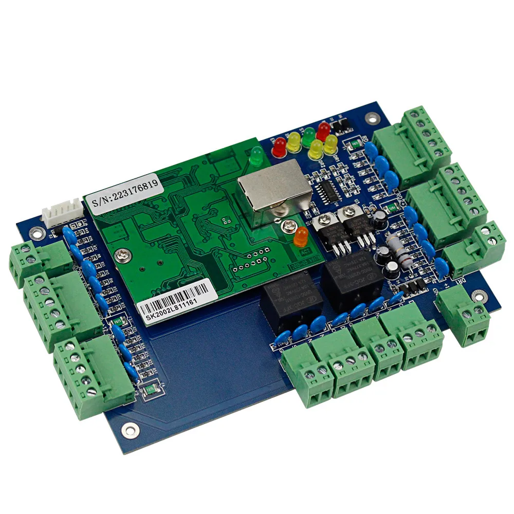 Четырехдверная панель контроля доступа Wiegand TCP/IP сетевая система RFID программное
