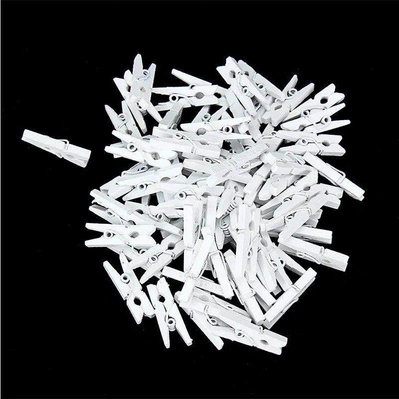 25 шт. 2 5 см Лидер продаж мини прищепки из натурального дерева для фотобумаги