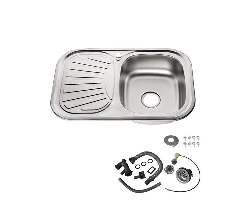 

Stainless Steel Kitchen Sink Double Bowl Thickness Sinks Kitchen Above Counter Sinks Vegetable Washing Basin Drain Basket HWC