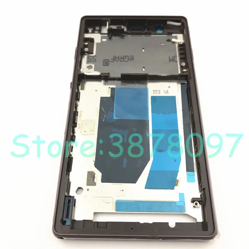 Для Sony Xperia Z L36h C6602 C6603 полный корпус передняя рама боковая полоса порт задняя