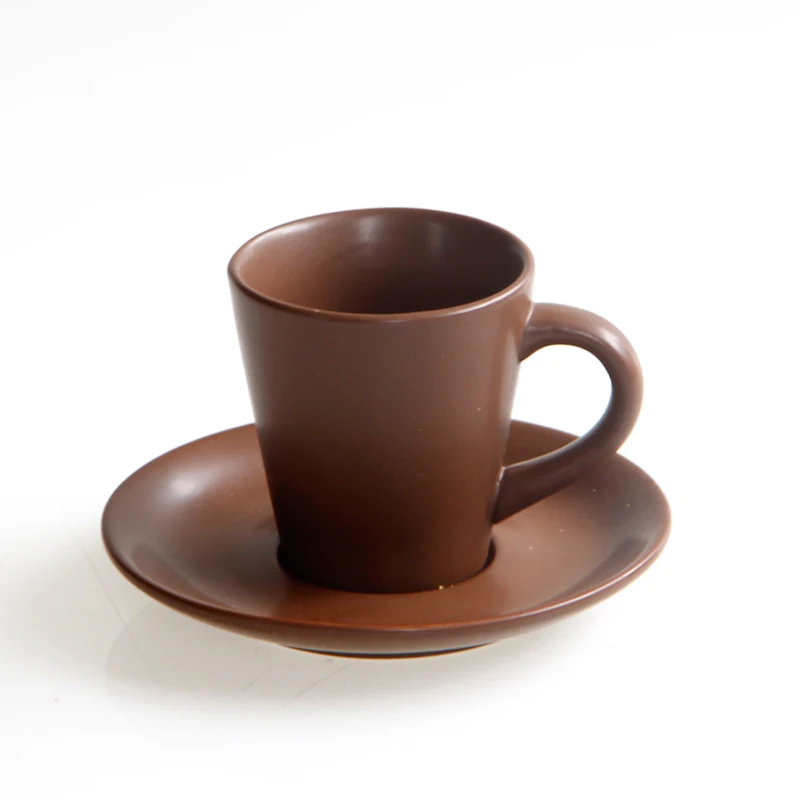 Портативная керамическая кофейная чашка для эспрессо набор керамических