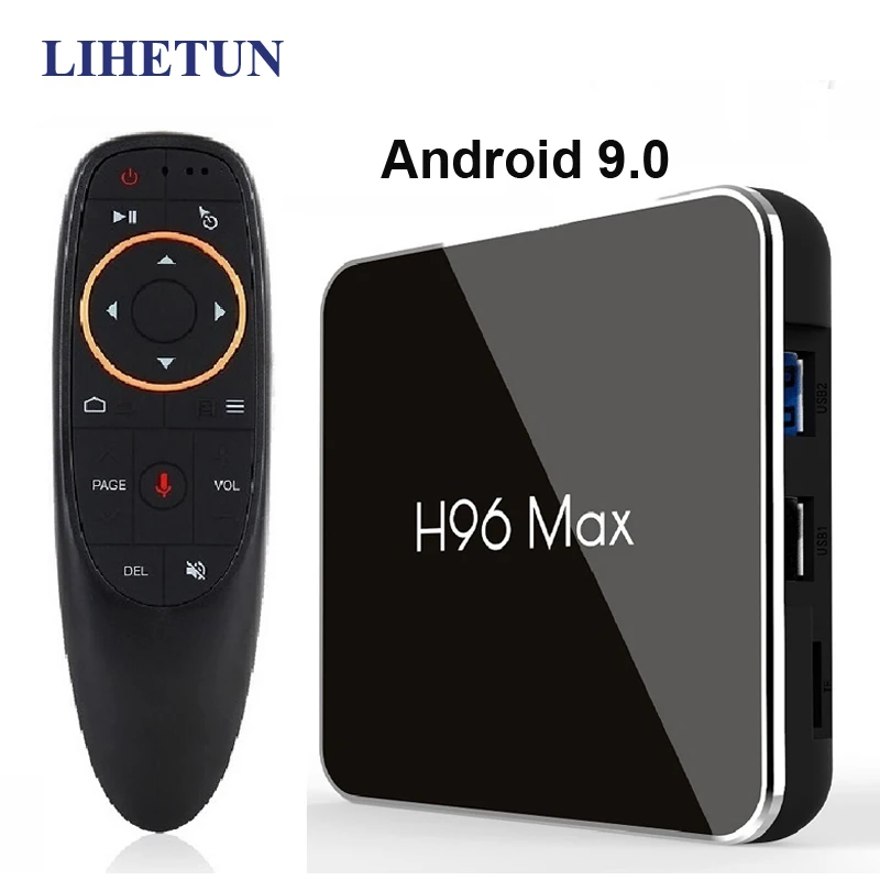 H96 Max X2 Smart Android 9,0 ТВ приставка Amlogic S905X2 4 Гб ОЗУ 32 Гб 64 Гб ПЗУ четырехъядерный 2,4 г/5 ГГц Wifi BT H.265 4K H96 MAX