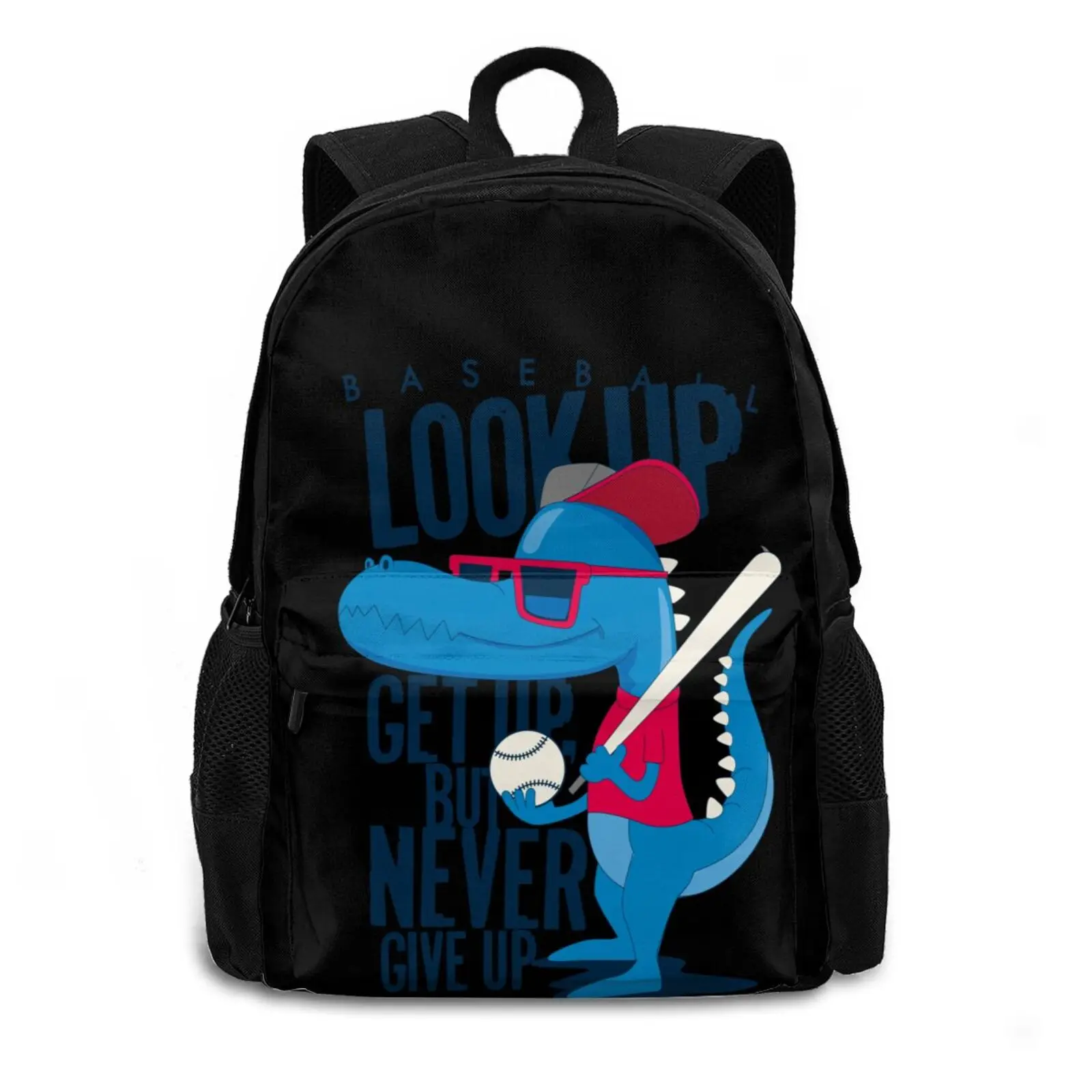 

Black Kids Dino Backpack School Bags with Dinosaur Pattern Lovely Children Backpacks for Back to School Travel Rucksack Bags