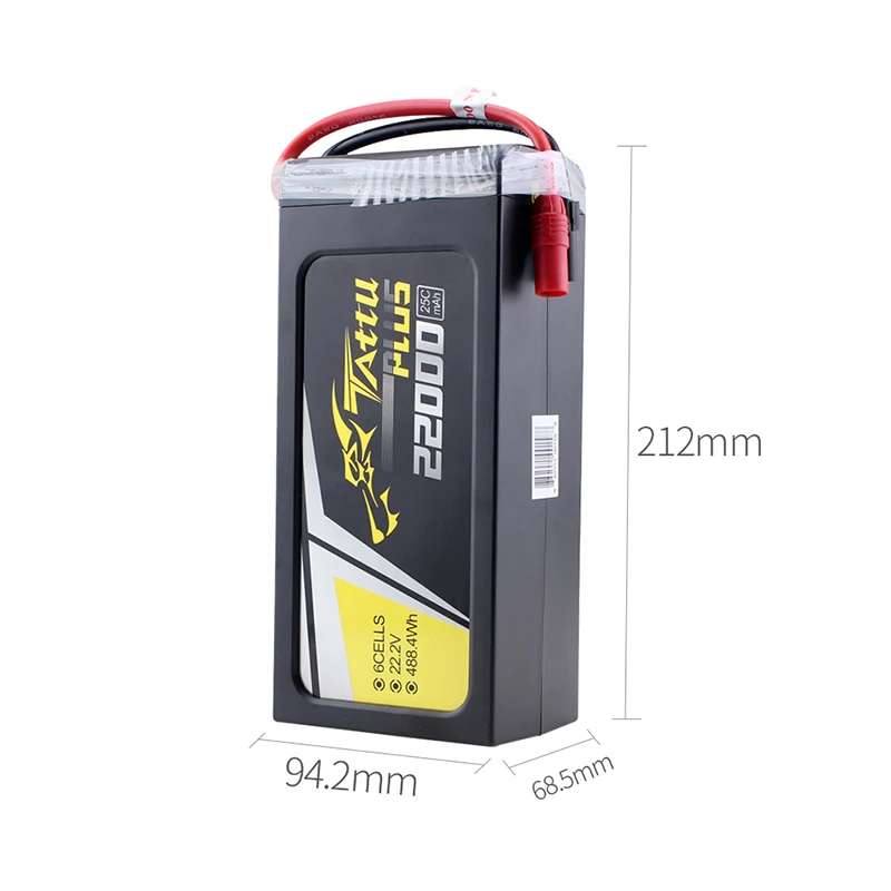 Умный аккумулятор TATTU PLUS 22000 мАч 25C 22 2 в 6S1P FPV Lipo с разъемом AS150 для