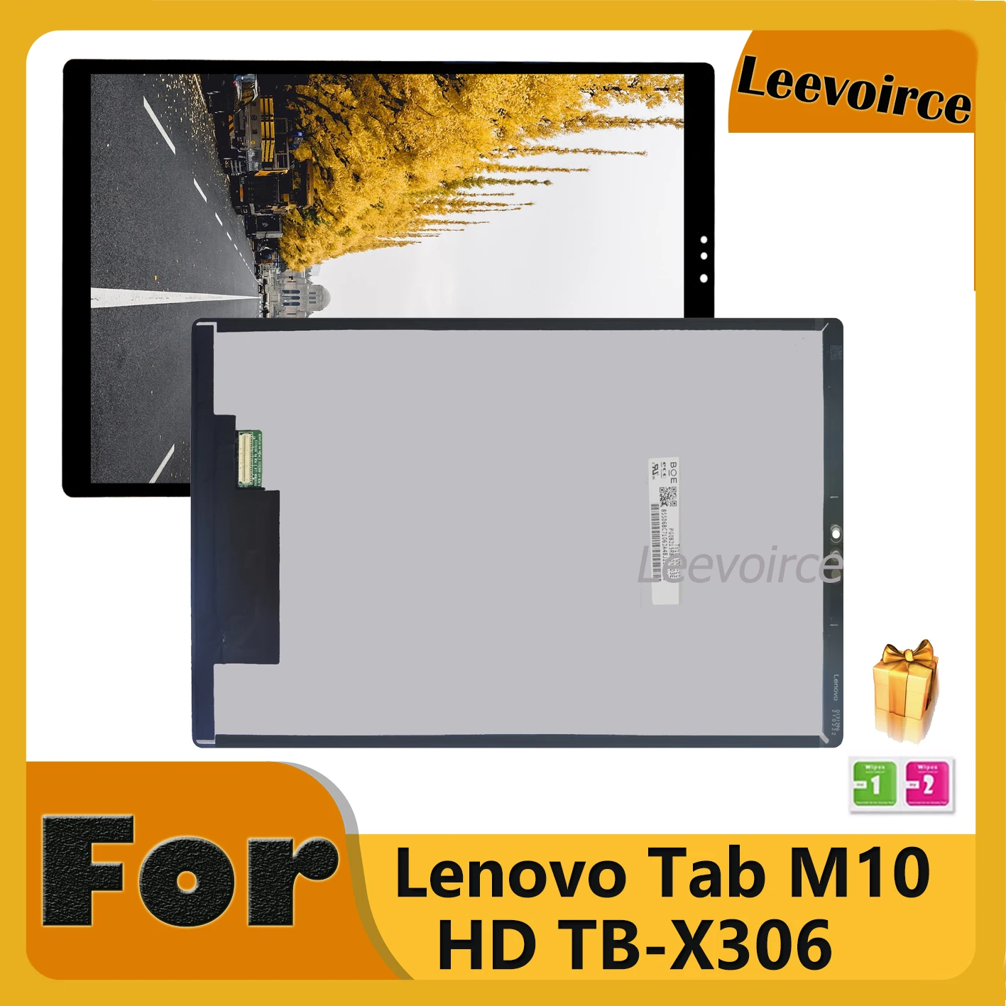

Новинка 100% года, протестирован для Lenovo Tab M10 HD 2nd Gen, TB-X306F TB-X306X TB X306, ЖК-дисплей с сенсорным экраном и дигитайзером, новинка