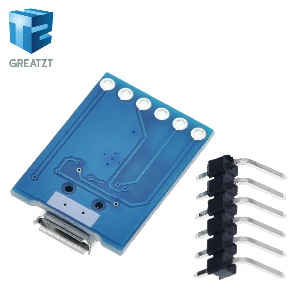CP2102 USB 2,0 UART ttl 5PIN Соединительный модуль последовательный преобразователь STC Замена FT232 CH340 PL2303 CP2102 MICRO USB для aduino