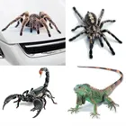 3D наклейки для автомобиля, животные, бампер, паук, скорпионы, наклейка для стайлинга автомобиля, Аксессуары для автомобилей и мотоциклов, наклейки для тюнинга автомобиля
