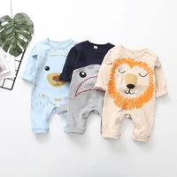 2020 talloly european and american autumn cotton baby clothes animal cartoon print one piece baby cute long sleeved romper