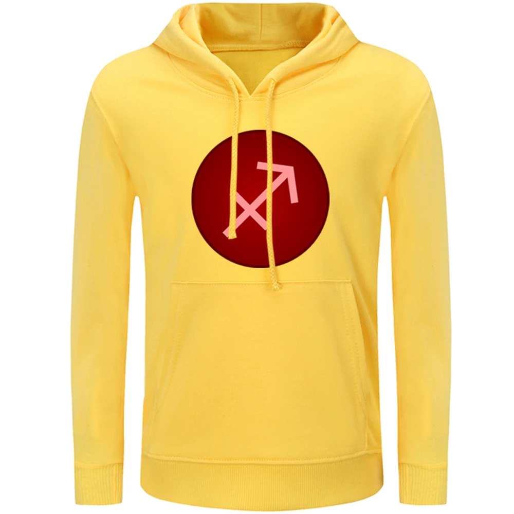 

12 Constellation For Cancer Symbol June 22 to July 22 Womens Ladies Graphic Hoodie Sweatshirt Strings Hooded Top Pullover