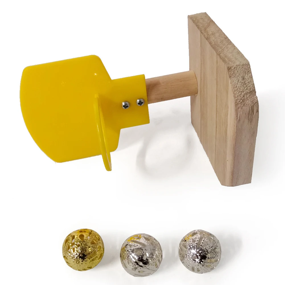 Забавная баскетбольная игрушка для животных Птицы попугая мячи-кольца