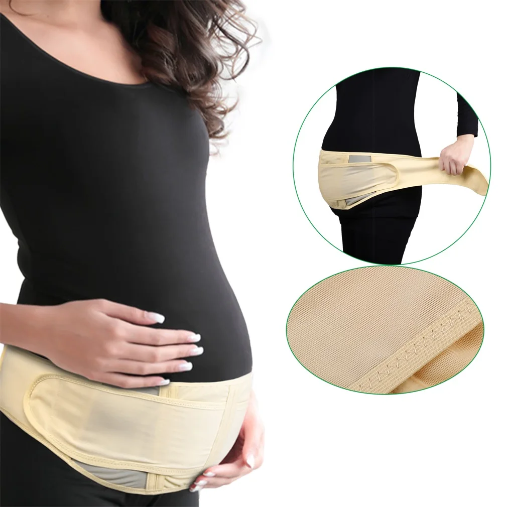 Cintur&oacute;n de soporte de maternidad para mujeres, banda de embarazo posparto cors&eacute; ombligo, vendaje atl&eacute;tico para el cuidado Prenatal-2