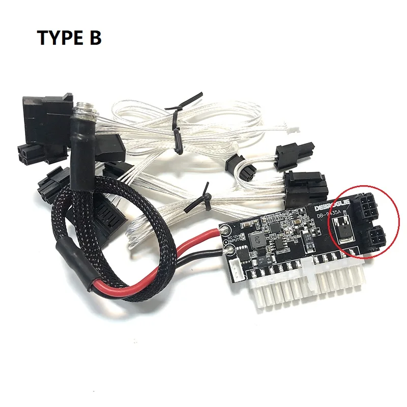 Новый 400 Вт DC-ATX 12 В блок питания DC Pico ATX переключатель Mini PSU 24pin MINI ITX к