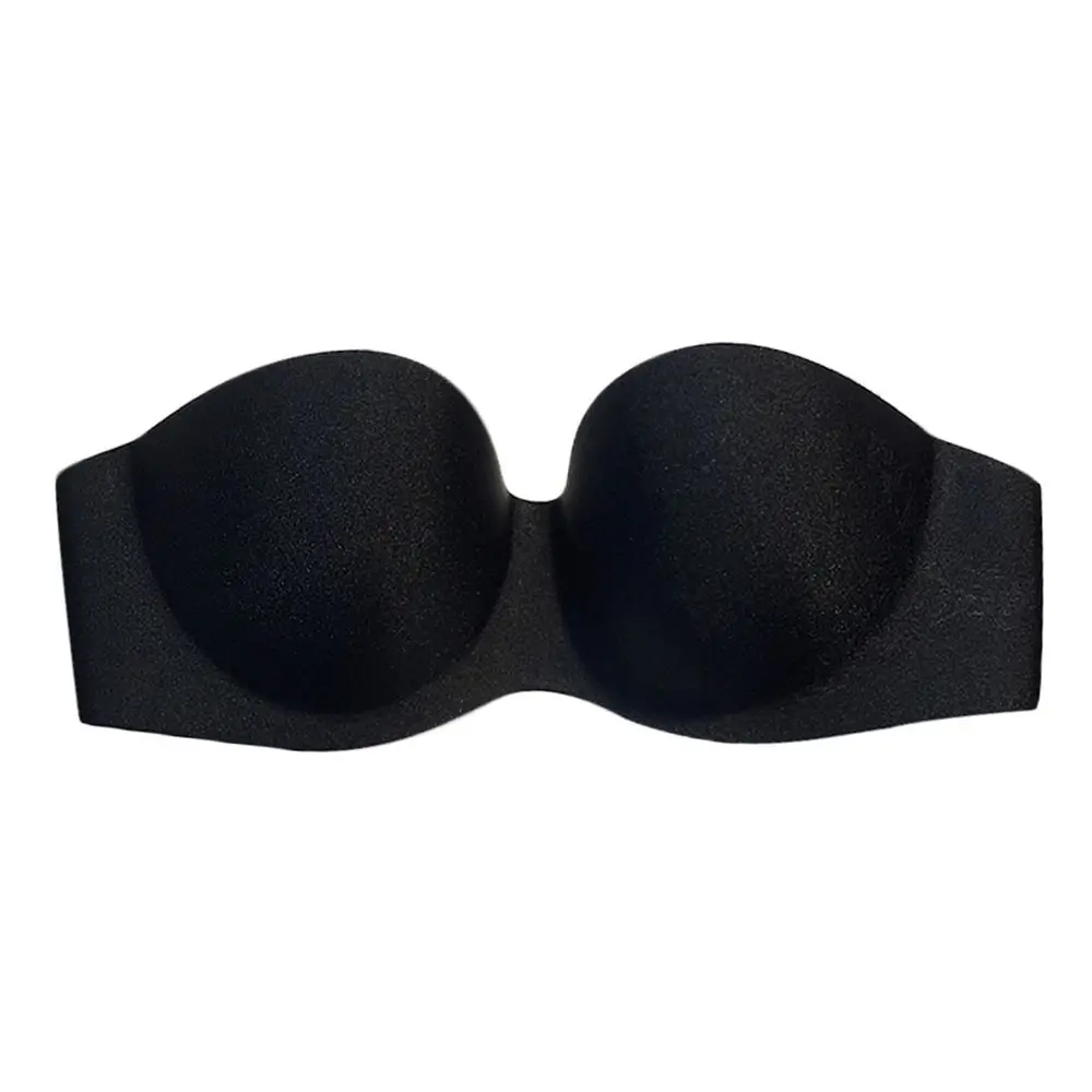 Strapless Bra Ice Silk Underwear Women Tube Top Seamless Female Wrapped Chest Sexy Lingerie Ladies Invisible Bra One Piece Girl